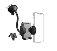 Hama Multi ventouse, grille de ventilation Support de téléphone portable pour voiture pivotant à