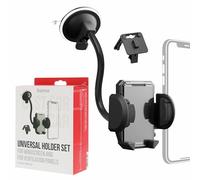 Hama Multi Support de téléphone portable pour voiture ventouse, grille de ventilation pivotant à 360° Convient pour une largeur