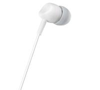 Hama Écouteurs intra-auriculaires Kooky Hi‑Fi Stéréo, micro réduction du bruit, gris clair/blanc
