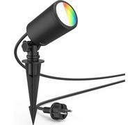 Hama Lampe de jardin WLAN Projecteur de jardin + piquet de terre , IP65, couleur, intensité lumineuse variable