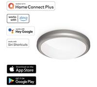 Hama Plafonnier WiFi, rond, Ø 33 cm, cadre métallique Blanc G