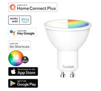 Hama Lampe LED WiFi GU10 5W RGB 40W Ampoule Multicolore Alexa Google