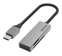 Hama Lecteur de cartes USB, USB-C, USB 3 .0, SD/micro SD, Alu G