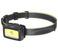 Hama LED-Stirnlampe \ HL350\ , Batterien, COB, Kopflampe, Warnlicht, Pfeife,7 Modi Lampe frontale 95 g