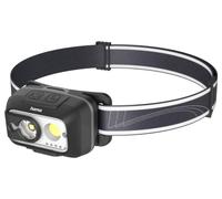 Hama LED-Stirnlampe \ HL500-C\ , mit Akku, Kopflampe zum Joggen, Arbeiten, 4 Modi Lampe frontale 120 g