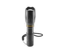 Hama Lampe de poche W200 – LED, COB, zoom, 3 modes, aluminium, 140 g, batteries