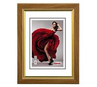 Hama Lisbon Bois Présentoir à Pied codé - Cadre en Plastique, Bois, présentoir de Pied codé, 10 x 15 cm, 20 mm, 13,5 mm