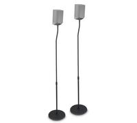 Supports de Haut-Parleur - HAMA - Lot de 2 - Réglables en Hauteur - Noir - Pour Mini Haut-parleurs
