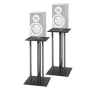 Hama Speaker Stand Next - Lot de 2 Pieds pour Enceintes - Noir