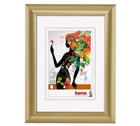 Hama Malaga, 10 x 15 Or Support de Pied codé - Cadre 10 X 15, Plastique, Or, présentoir de Pied codé, 7 x 10 cm, 100 mm, 17 mm