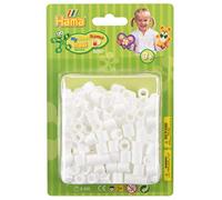 Autres jeux créatifs GENERIQUE 250 perles MAXI (grosses perles Ø10 mm)- blanc