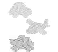 Hama Maxi Perles - Plaque de stylo 8205 Auto, avion 8216 et 8217 Brummi