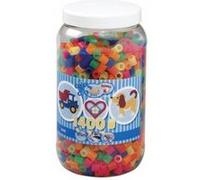 Hama Pot de perles Maxi – 1400 perles néon multicolore