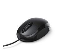 Hama MC-100 Optical 3-Button Mouse, Cabled, black 100 Black