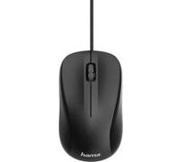 Hama MC-300 - Souris - optique - 3 boutons - filaire - USB - noir Noir G