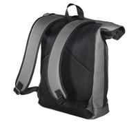 HAMA Merida sac à dos pour ordinateur portable, roll top, jusqu'à 40 cm (15.6"), gris clair