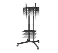 HAMA Meuble TV sur roulettes jusqu'à 75" VESA 600x400 Noir