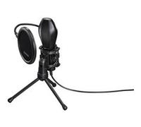 Hama "MIC-USB Stream" - Microphone - USB - noir - Certifié Skype Noir G