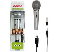 Hama Microphone Dynamique Filaire 3M Câble XLR Jack Karaoké Dj Party