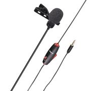 Hama Smart Micro-cravate Micro Type de transmission (détails):filaire avec pince, avec sacoche, avec bonnette anti-vent jack