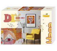 Hama Perles à repasser midi 'Paul Klee' – coffret cadeau 10 000 perles, 6 plaques