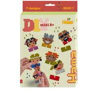 HAMA BÜGELPERLEN HAMA Perles à repasser midi 'Pixel 8', coffret cadeau