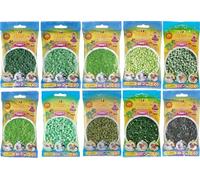 Hama Midi Perles à repasser vert (10, 11, 28, 37, 42, 47, 84, 98, 101, 102) + instructions