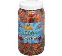 Hama midi pot 13000 perles mélange néon multicolore G
