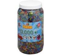 Hama Pot de perles à repasser Midi 13 000 – mélange paillettes multicolore