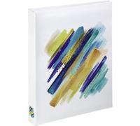 Hama Mini-album photo à pochettes Brushstroke, pour 24 photos 10x15cm, bleu Bleu G