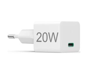 Hama Mini Charger USB-C 20W - Blanc