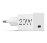 Hama Chargeur Rapide 20W (Chargeur USB-C Rapide, Chargeur Qualcomm® Quick Charge™ 2.0/3.0, Chargeur Mini Compact, Chargeur PD) Blanc