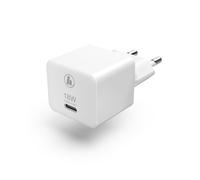Hama Mini-chargeur USB-C PD/QC, 18W, blanc