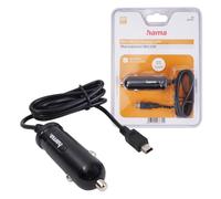 Hama Mini-Usb Adaptateur Voiture Chargeur 2,4A Câble Du Portable Smartphone MP3