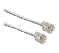 Hama Modularkabel, 3 m, Weiß câble de réseau Blanc