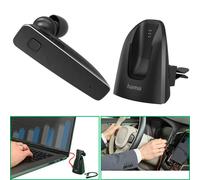 Hama Casque-micro mono Bluetooth MyVoice2100 – Multipoints, commande vocale – Noir