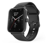 Hama Montre connectée GPS Intégré 6010" (Montre Sport, écran TFT 1,65", Fonction Prise d’appels, contrôle Vocal Siri/Google, étanche IP68/3 ATM), Noire