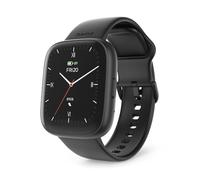 Hama Montre Intelligente (écran Couleur 1,65", Fonction téléphone, Whatsapp, e-mails, etc., Assistant Vocal, IP68, Tracker de Fitness avec 100 Sports + fréquence Cardiaque, oxygène sanguin, Calories