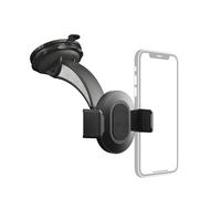 Hama Support Téléphone Voiture Move (Support téléphone pour Voiture à Ventouse, pivotable 360°, Support de Voiture pour Smartphones de 5,5 à 8,5 cm de Largeur) Noir