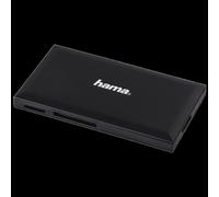 Hama Multi Cardreader Slim USB 3.0 noir ultra-fin 9mm pour cartes SD, microSD, CF et Memory Stick