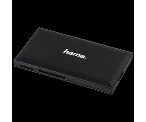 Hama Multi Cardreader Slim USB 3.0 noir ultra-fin 9mm pour cartes SD, microSD, CF et Memory Stick