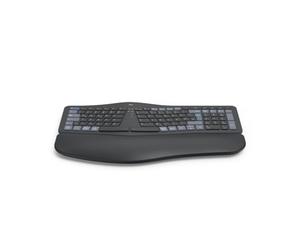 Hama Multi-Device-Tastatur WK-900 Ergo kabellos geteilt LED SW QWERTZ (00173071)