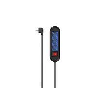 Hama Multiprise 3 Prises Interrupteur Accroches Murales - 16A 3680W (Prise Multiple Rallonge Electrique 1.5m, Securité Enfant, Gestion Câbles, Bloc 3 Prises Type F Schuko Compatible France) Bleu Noir