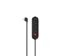 Hama Multiprise 3 Prises Interrupteur Accroches Murales - 16A - 3680W (Prise Multiple Rallonge Electrique 1.5m, Securité Enfant, Gestion Câbles, Bloc 3 Prises Type F Schuko Compatible France) Noir