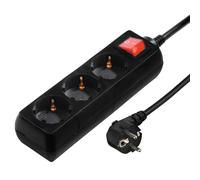 Hama - Coupe-circuit - CA 230 V - 3500 Watt - connecteurs de sortie : 3 - 5 m cordon - noir
