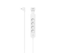 hama multiprise 4x avec interrupteur 1,4 m blanc