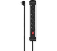 hama Multiprise 6 prises avec interrupteur 1,5 m noir