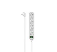 HAMA Multiprise 6x interrupteur blanc 1,4m