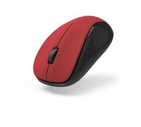 Hama MW-300 V2 Souris sans Fil - Technologie 2.4Ghz, Capteur 1600 dpi, Clics Silencieux, Ambidextre - Rouge