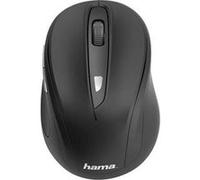 Hama MW-400 - Souris - optique - 6 boutons - sans fil - récepteur sans fil USB - noir